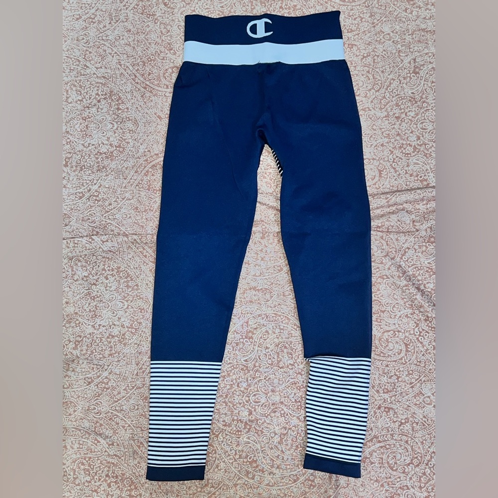 Champion blue and white  leggings